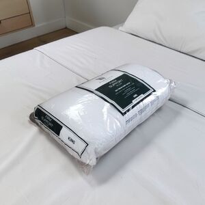 New Firm Support White King Size Pillow by Wamsutta.